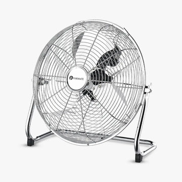 14-Inch Chrome Gym Floor Fan