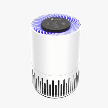 True HEPA Air Purifier with 4 Speed Settings – White