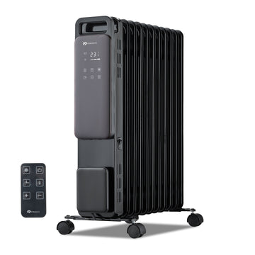 2500W Digital Oil Filled Radiator - Black