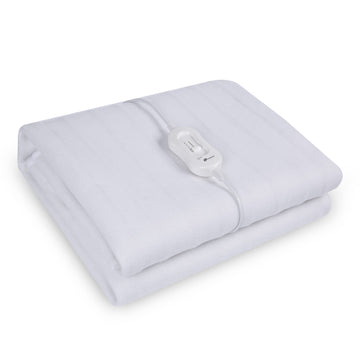 PureMate Luxury Electric Heated Under Blanket, 3 Heat Settings, Machine Washable - Sizes (Single - Double - King)