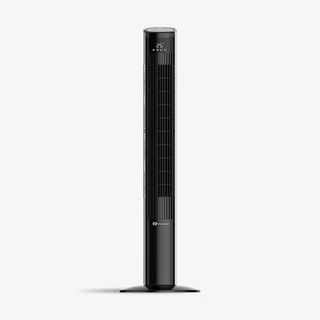 PureMate 47-Inch DC Motor Tower Fan with Air Purifier, Oscillating Cooling Fan with 12 Speeds & SLEEP & ECO Mode - Black