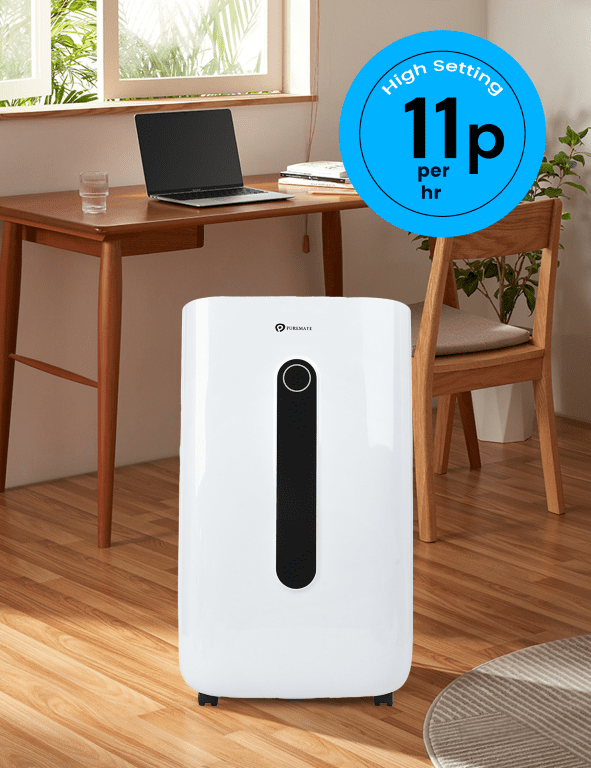 20 Litre Dehumidifier with air purifier Continuous Drainage Hose