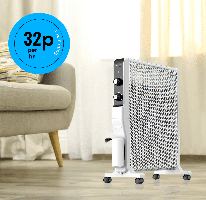 PureMate 2000W MICA Space Heater - White