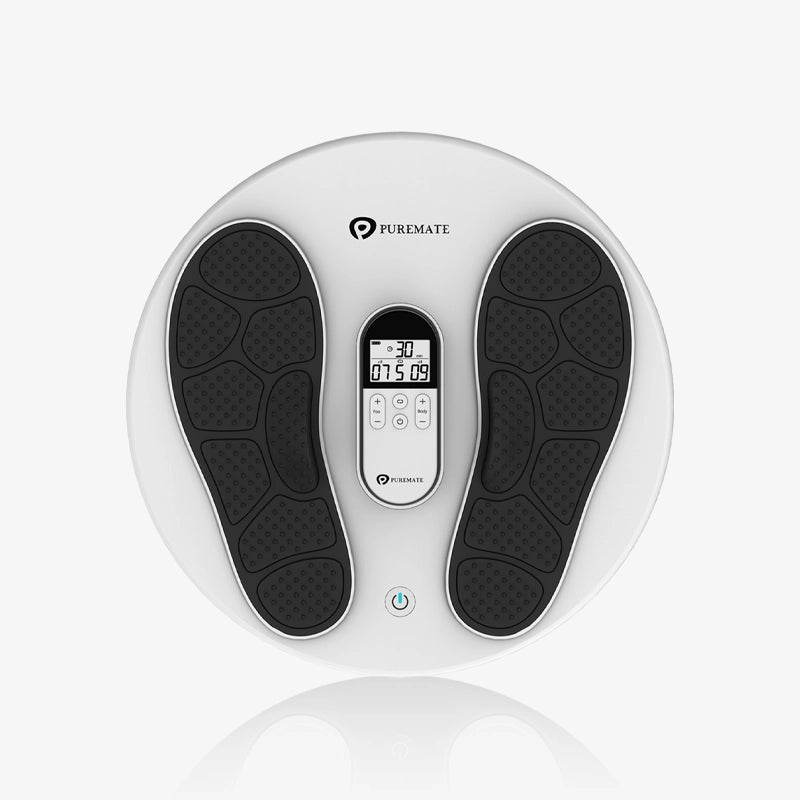 PureMate Rechargeable EMS TENS Foot Circulation Massager, Improves B