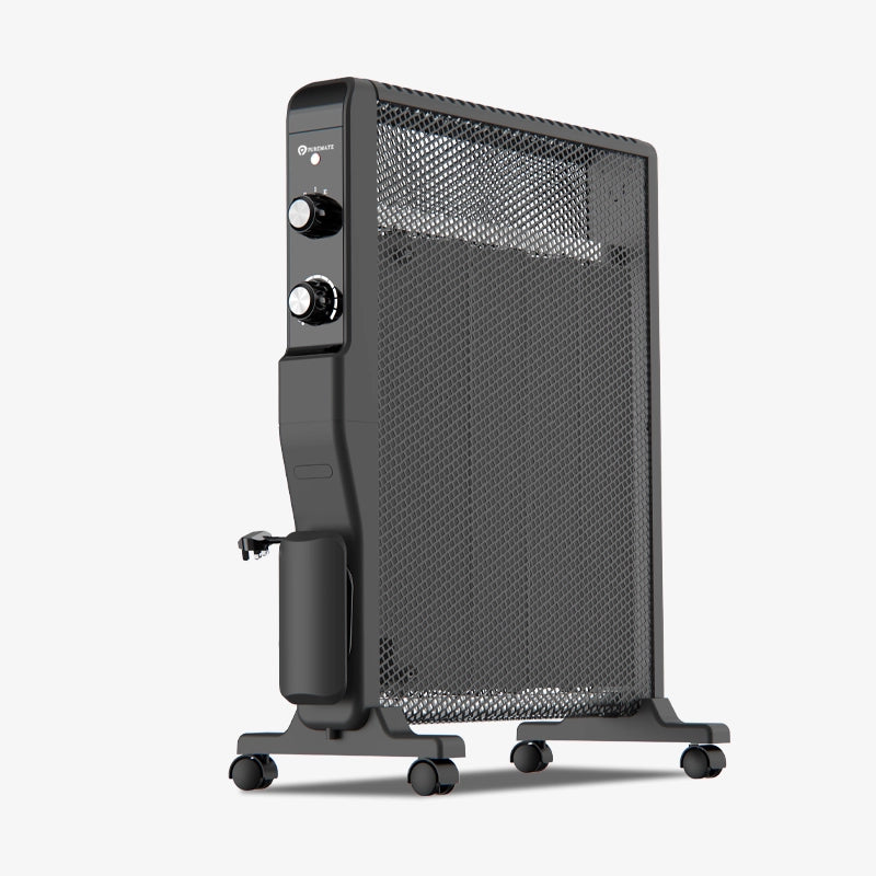 PureMate 2000W MICA Space Heater - Black