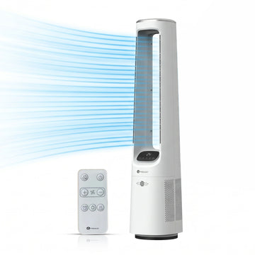 40-Inch Bladeless Tower Fan with DC Motor