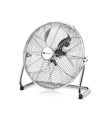 14-Inch Chrome Gym Floor Fan