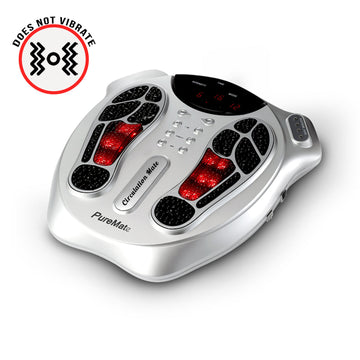 PureMate PM605 EMS & TENS Foot Circulation Massager with 99 Kinds of electromagnetic Wave Intensity,15 Massage Modes, Remote Control
