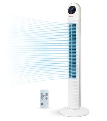 43" Tower Fan with Oscillation, Portable Cooling Tower Fan with Timer