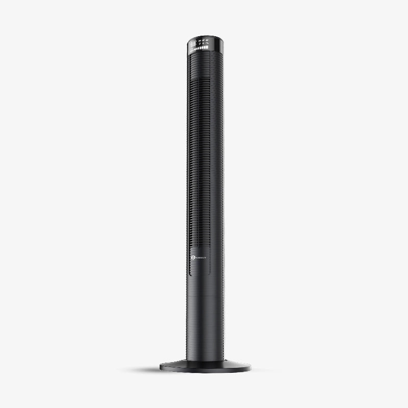 46-inch Oscillating Tower Fan with Timer Sleep Mode and Remote Control - Black